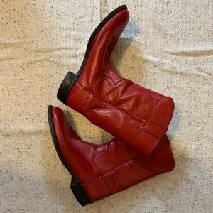 Justin Boots red boots